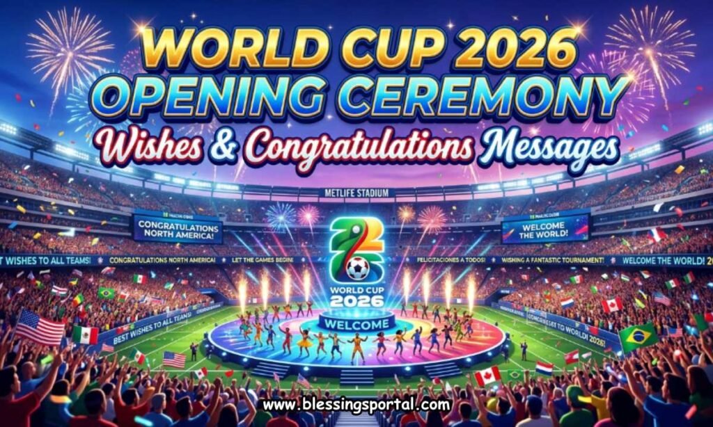 World Cup 2026 Opening Ceremony Wishes & Congratulations Messages