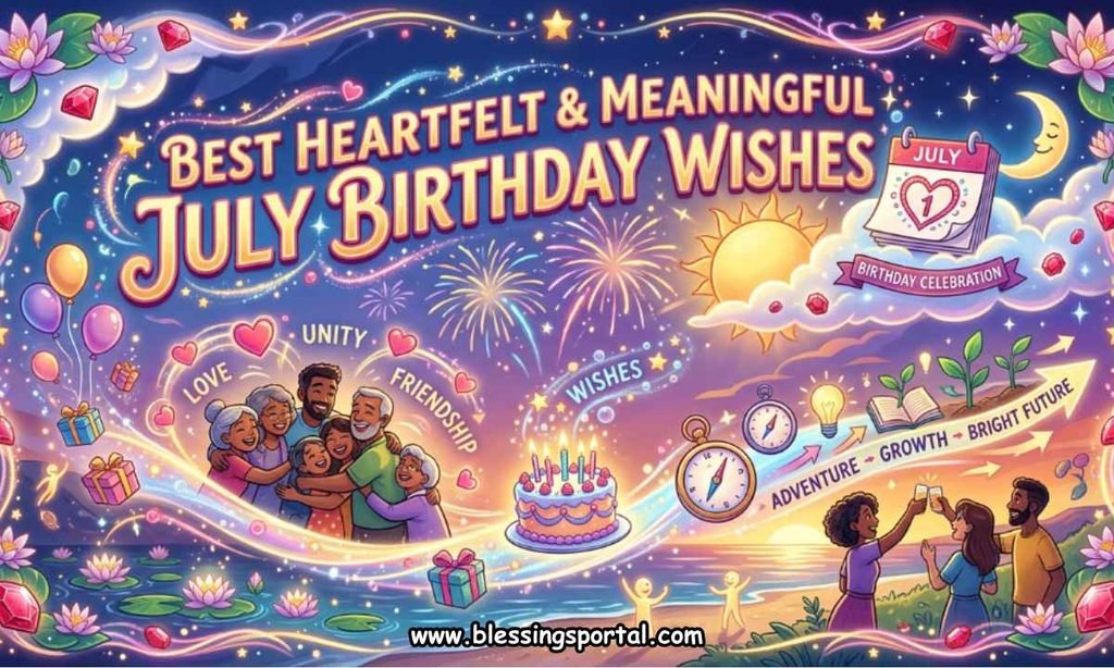 Best Heartfelt & Meaningful July Birthday Wishes