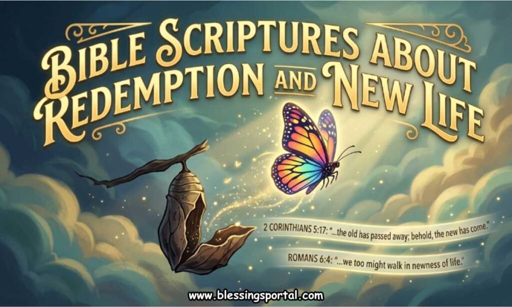 Bible Scriptures About Redemption and New Life