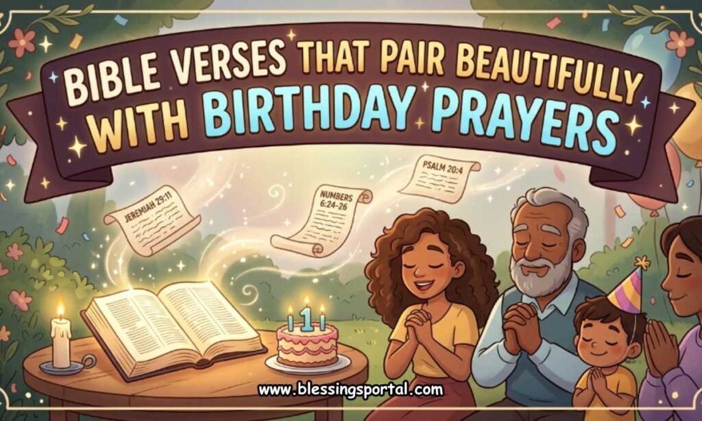 Bible Verses That Pair Beautifully with Birthday Prayers