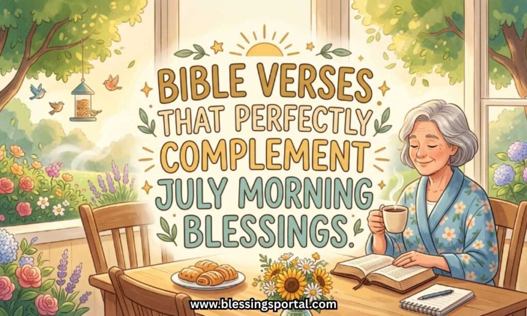 Bible Verses That Perfectly Complement July Morning Blessings