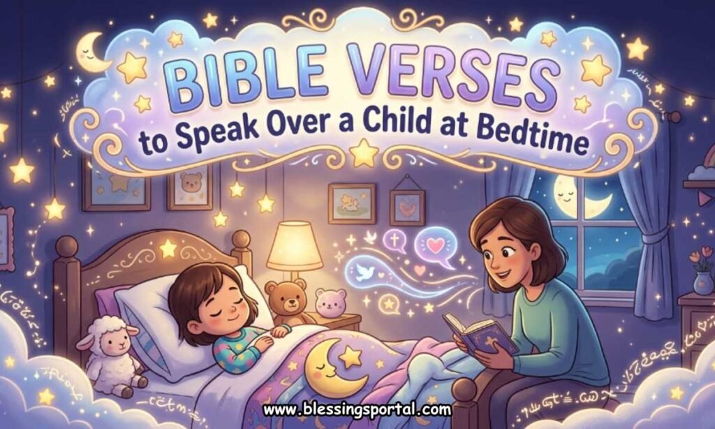 Bible Verses to Speak Over a Child at Bedtime