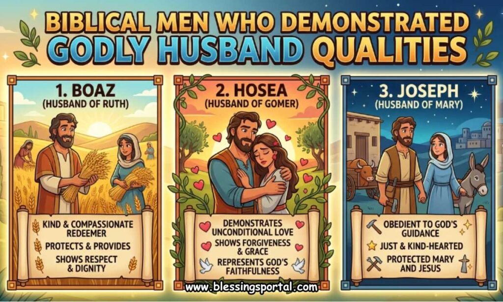 Biblical Men Who Demonstrated Godly Husband Qualities