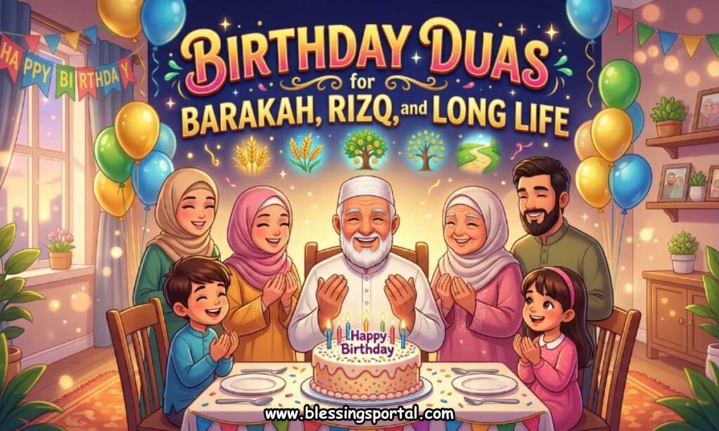 Birthday Duas for Barakah, Rizq, and Long Life