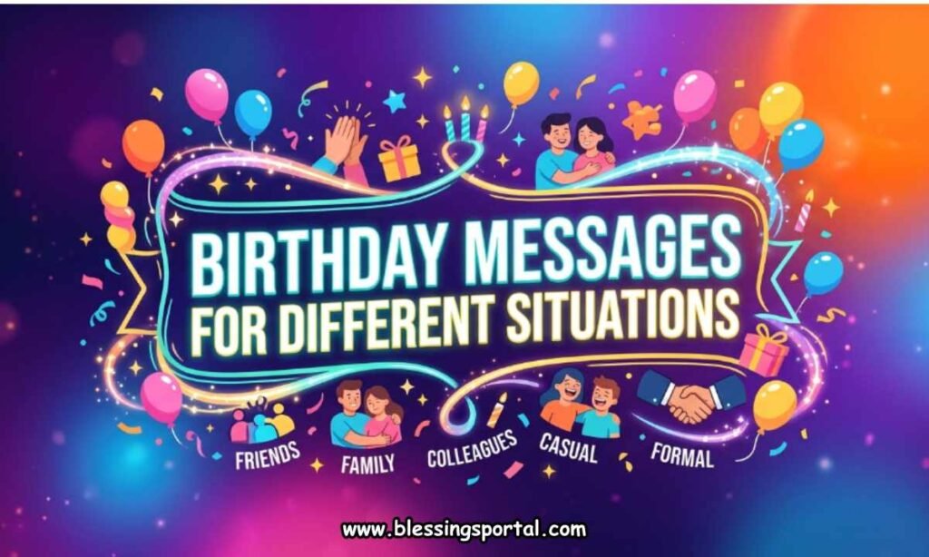 Birthday Messages for Different Situations