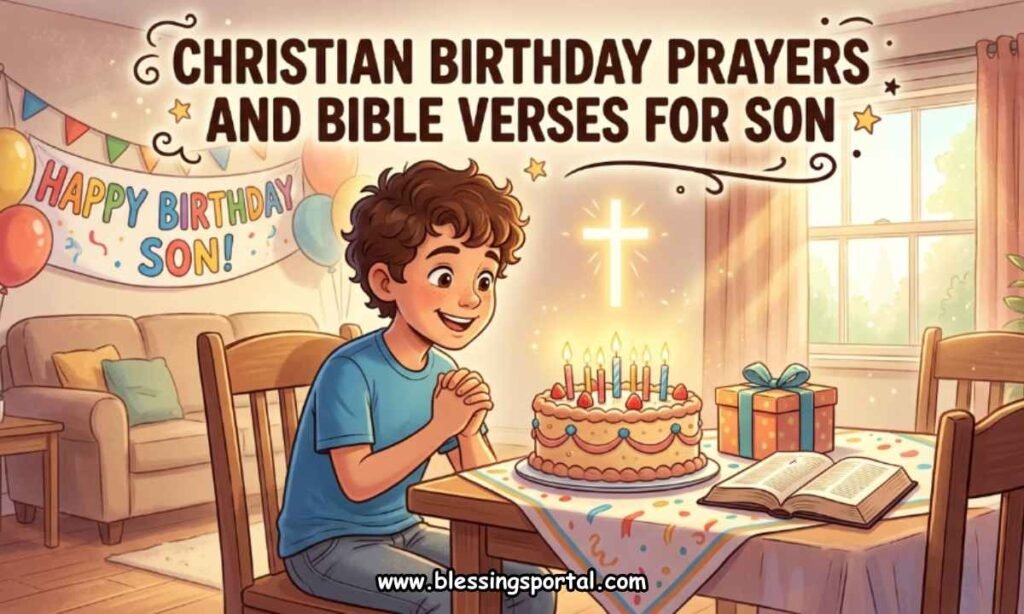 Christian Birthday Prayers and Bible Verses for Son