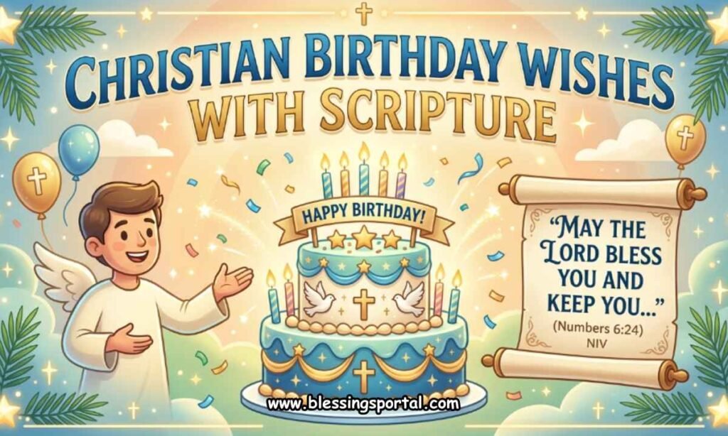 Christian Birthday Wishes with Scripture
