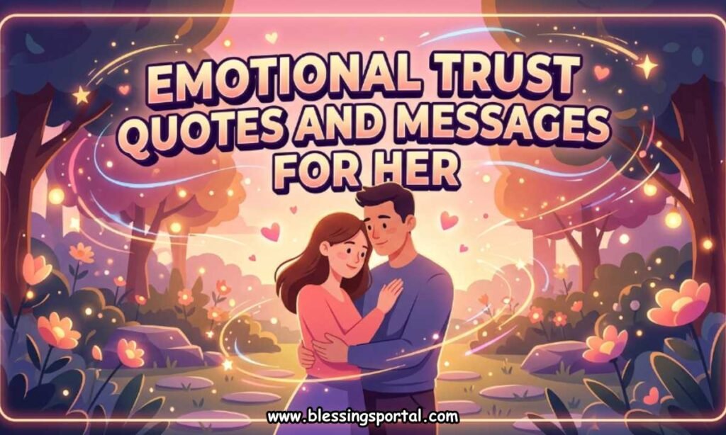 Emotional Trust Quotes and Messages for Her