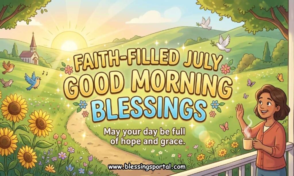 Faith-Filled July Good Morning Blessings
