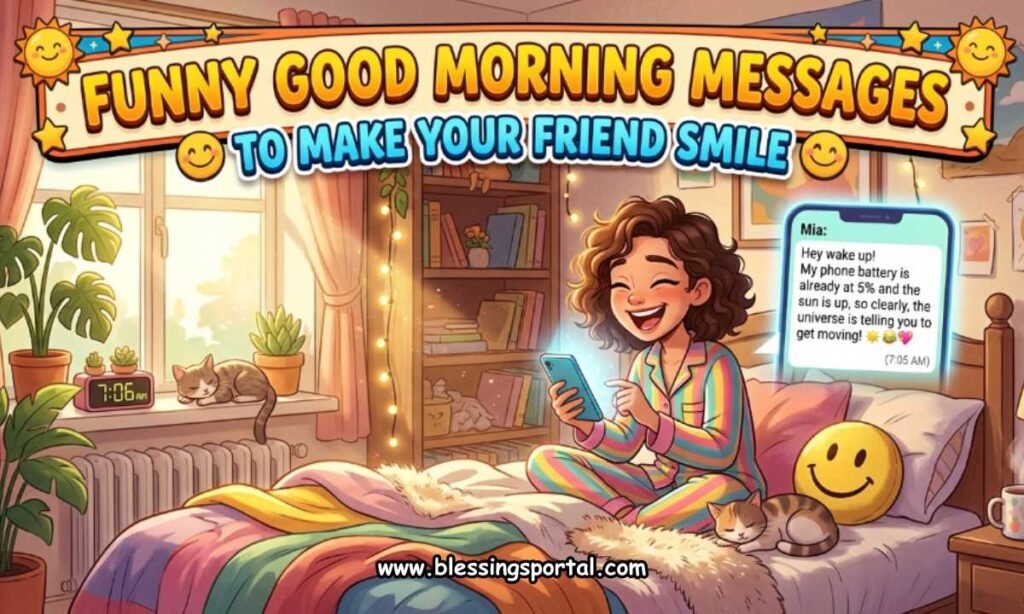 Funny Good Morning Messages to Make Your Friend Smile