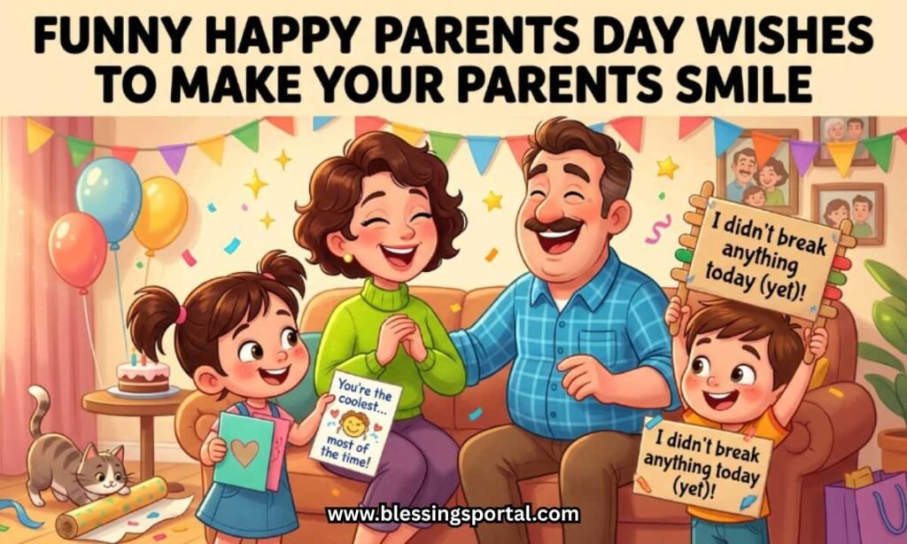 Funny Happy Parents Day Wishes to Make Your Parents Smile