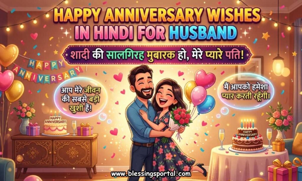 Happy Anniversary Wishes in Hindi For Husband