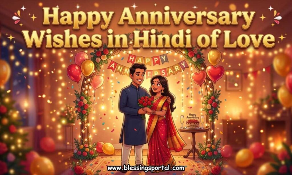 Happy Anniversary Wishes in Hindi of Love