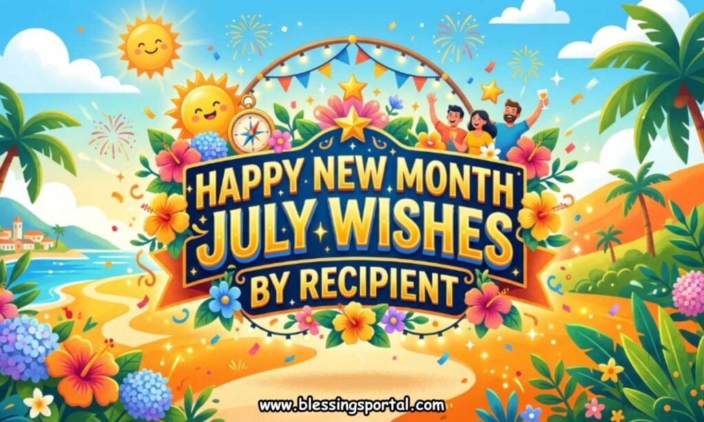 Happy New Month July Wishes by Recipient