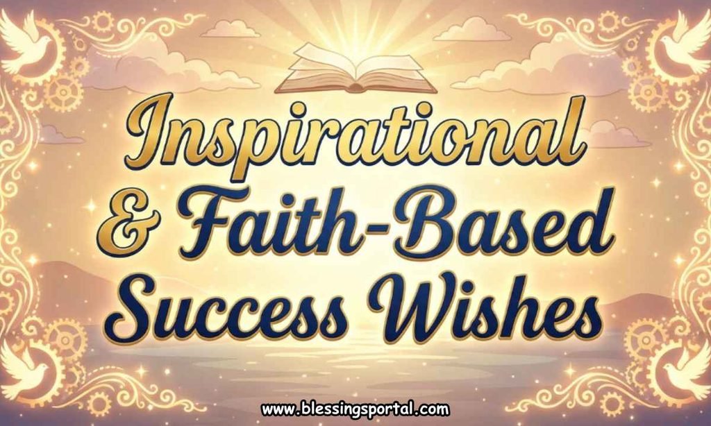 Inspirational & Faith-Based Success Wishes