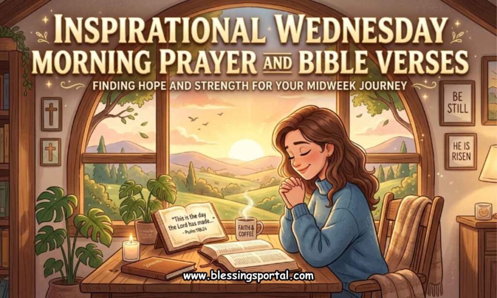Inspirational Wednesday Morning Prayer and Bible Verses