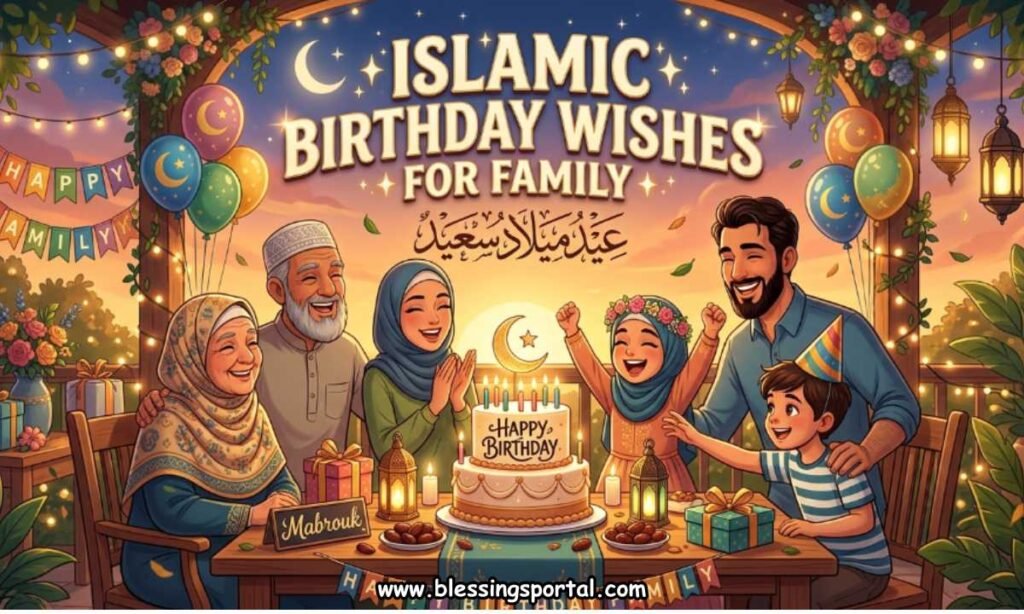 Islamic Birthday Wishes for Family