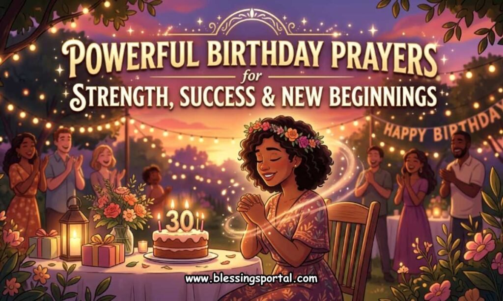 Powerful Birthday Prayers for Strength, Success & New Beginnings