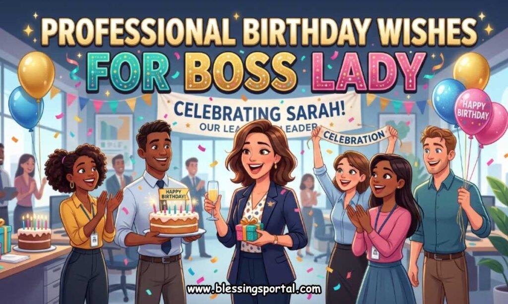 Professional Birthday Wishes for Boss Lady