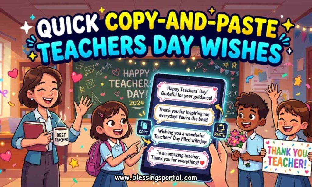 Quick Copy-and-Paste Teachers Day Wishes