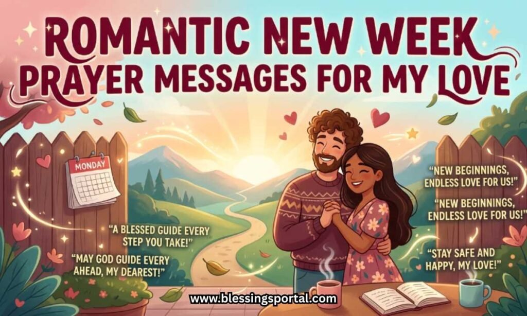 Romantic New Week Prayer Messages for My Love
