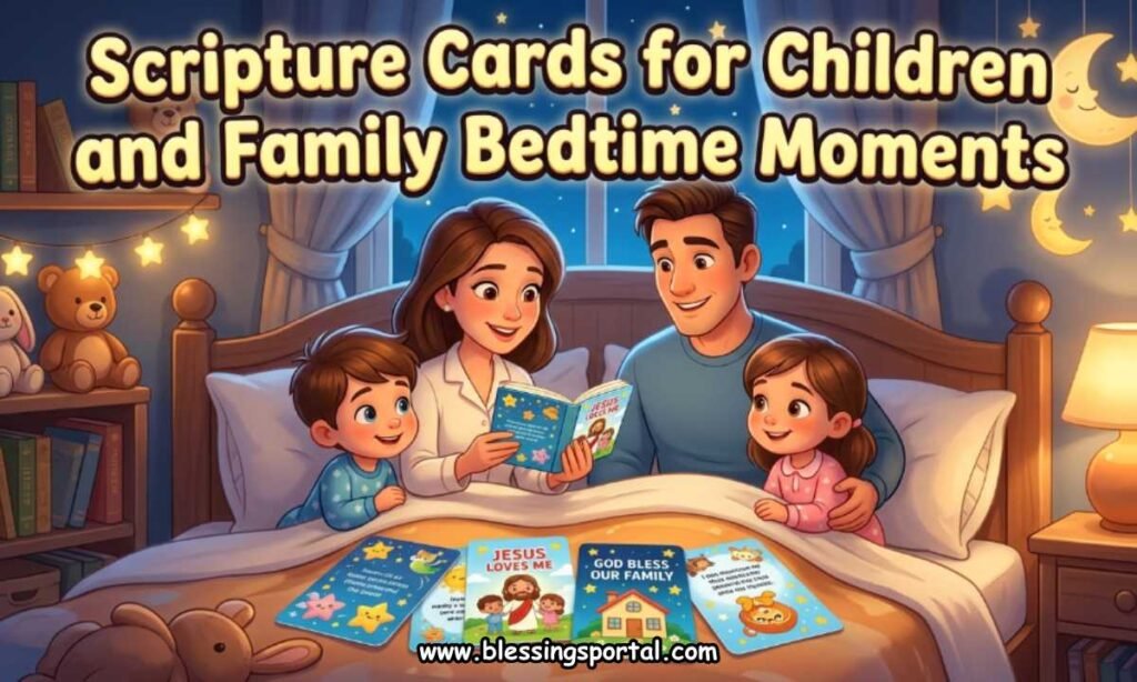 Scripture Cards for Children and Family Bedtime Moments