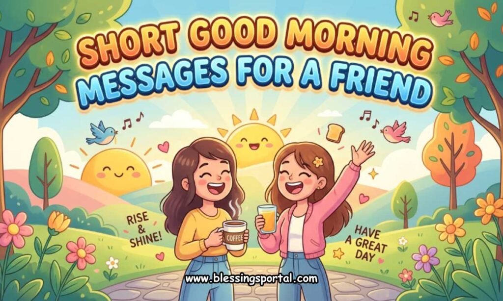 Short Good Morning Messages for a Friend