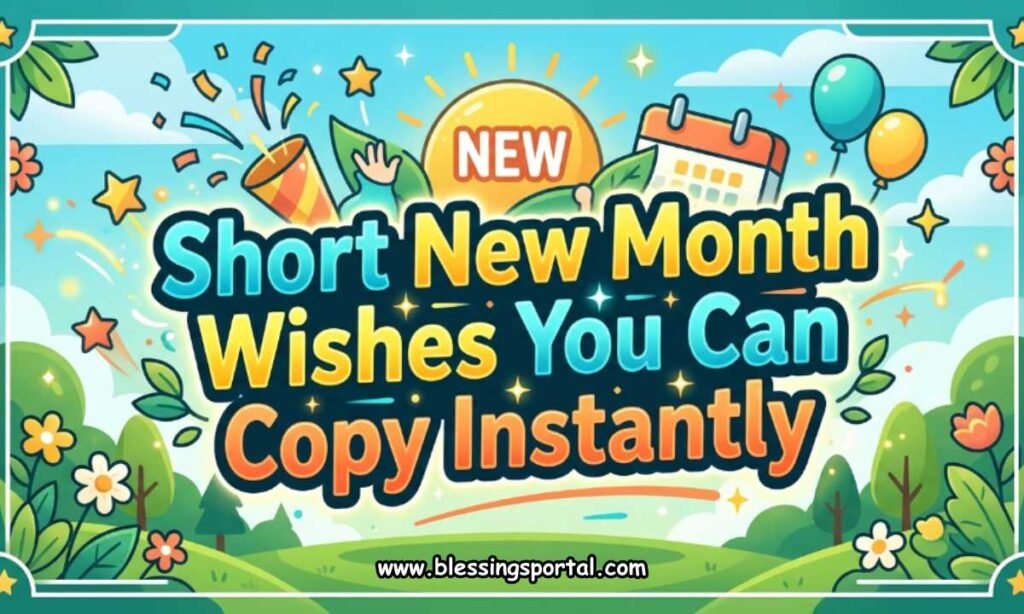 Short New Month Wishes You Can Copy Instantly