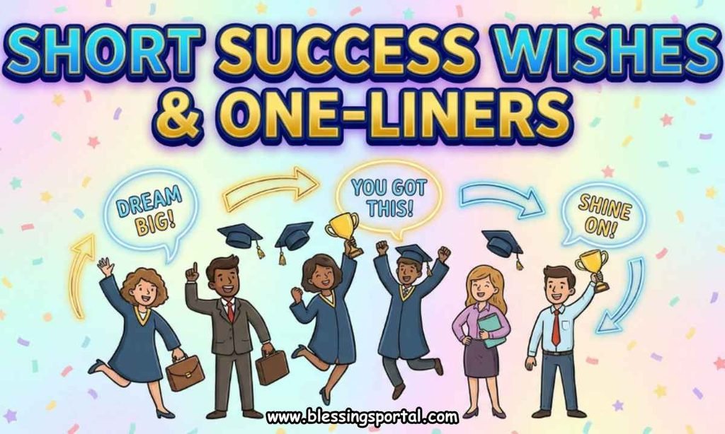 Short Success Wishes & One-Liners