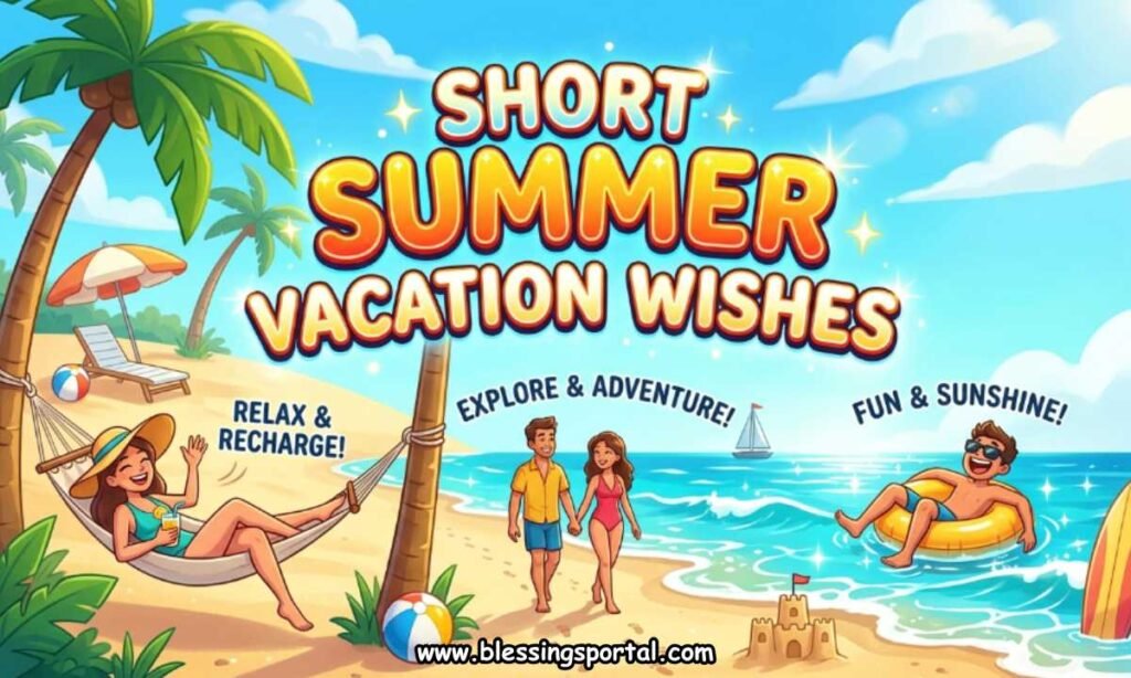 Short Summer Vacation Wishes