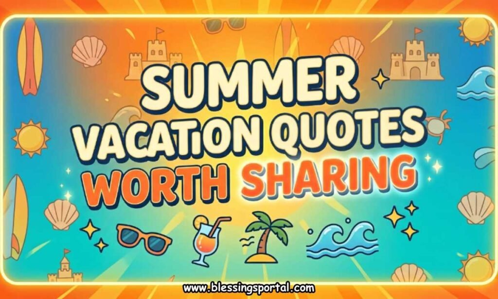 Summer Vacation Quotes Worth Sharing