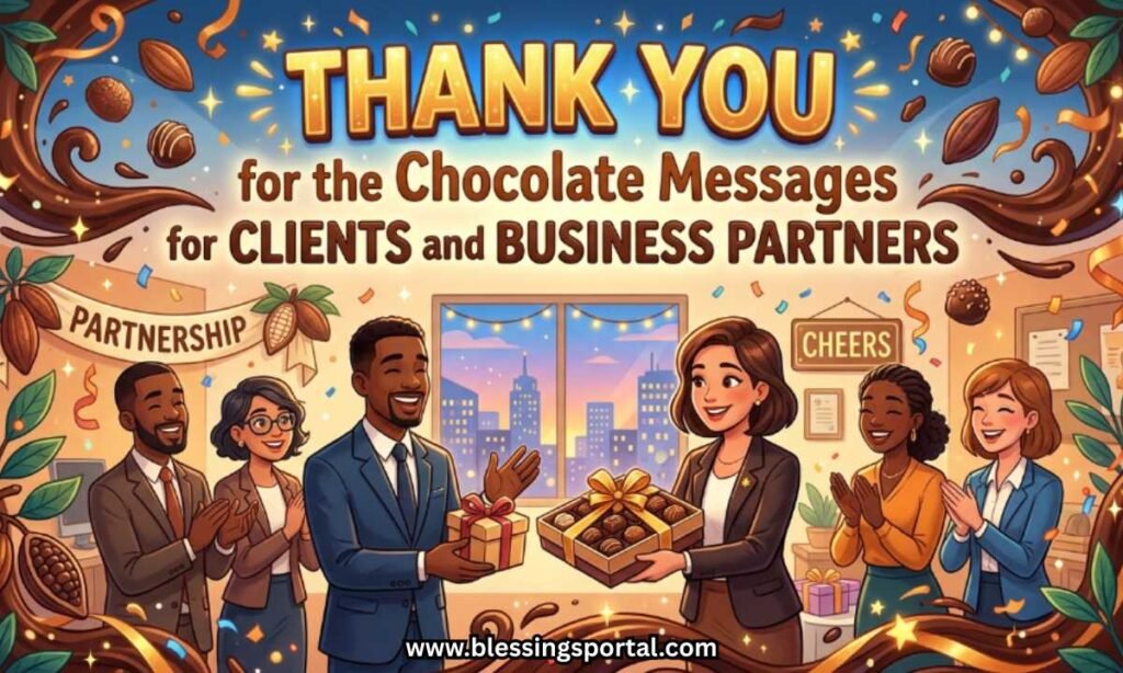 Thank You for the Chocolate Messages for Clients and Business Partners