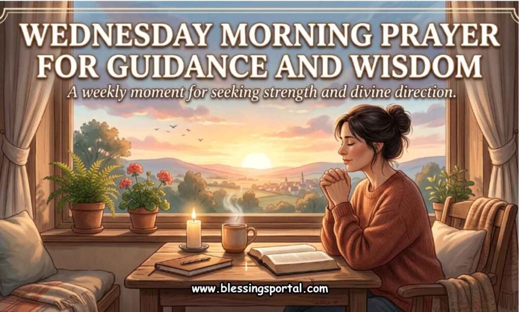 Wednesday Morning Prayer for Guidance and Wisdom