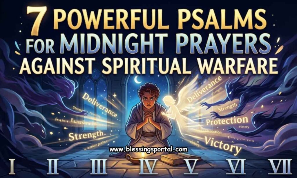 7 Powerful Psalms for Midnight Prayers Against Spiritual Warfare