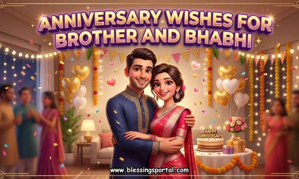 Anniversary Wishes for Brother and Bhabhi