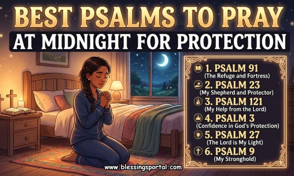 Best Psalms to Pray at Midnight for Protection