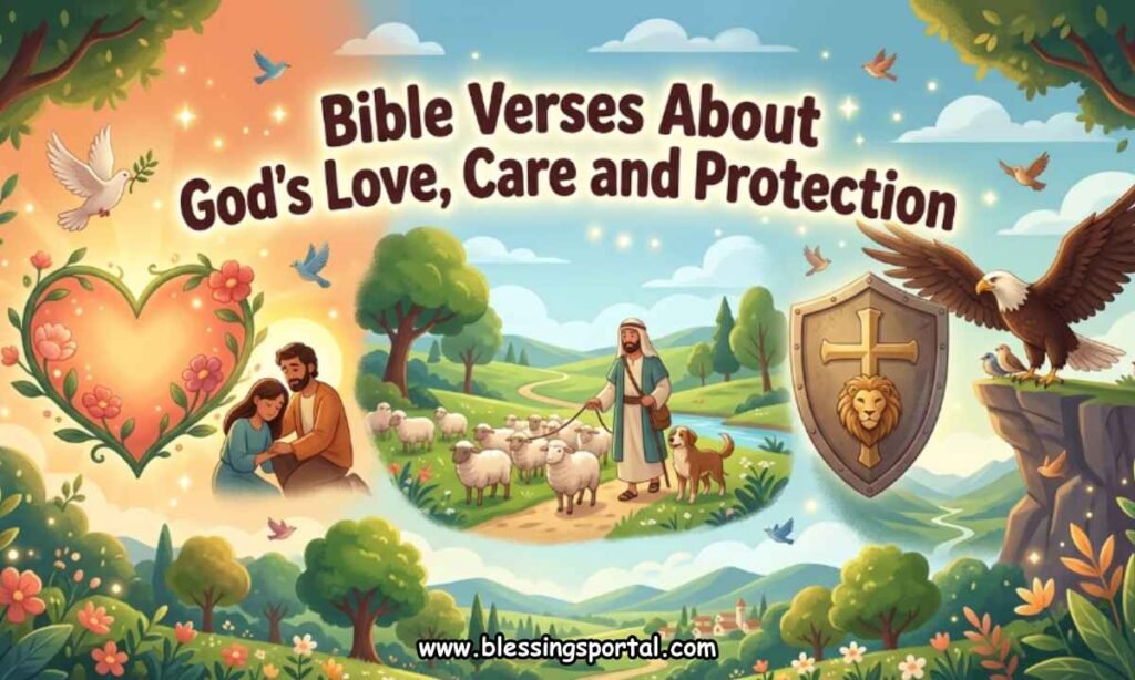 Bible Verses About Gods Love, Care and Protection