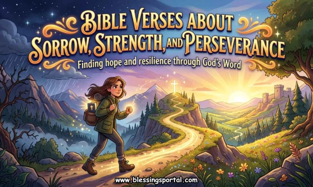 Bible Verses About Sorrow, Strength, and Perseverance
