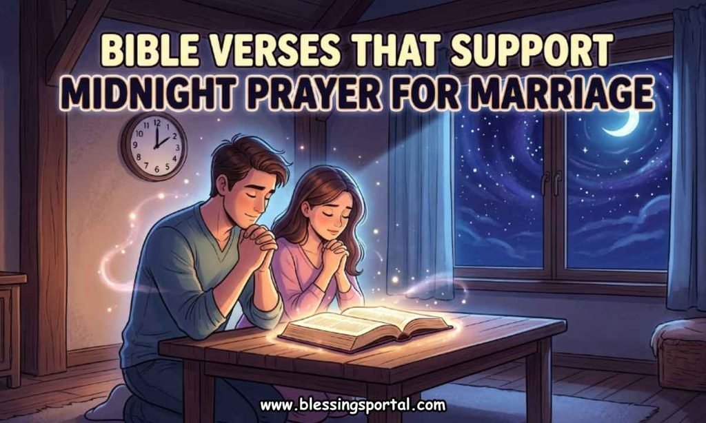 Bible Verses That Support Midnight Prayer for Marriage
