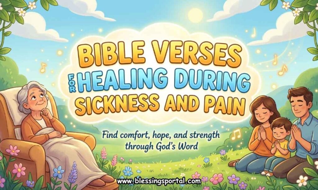 Bible Verses for Healing During Sickness and Pain