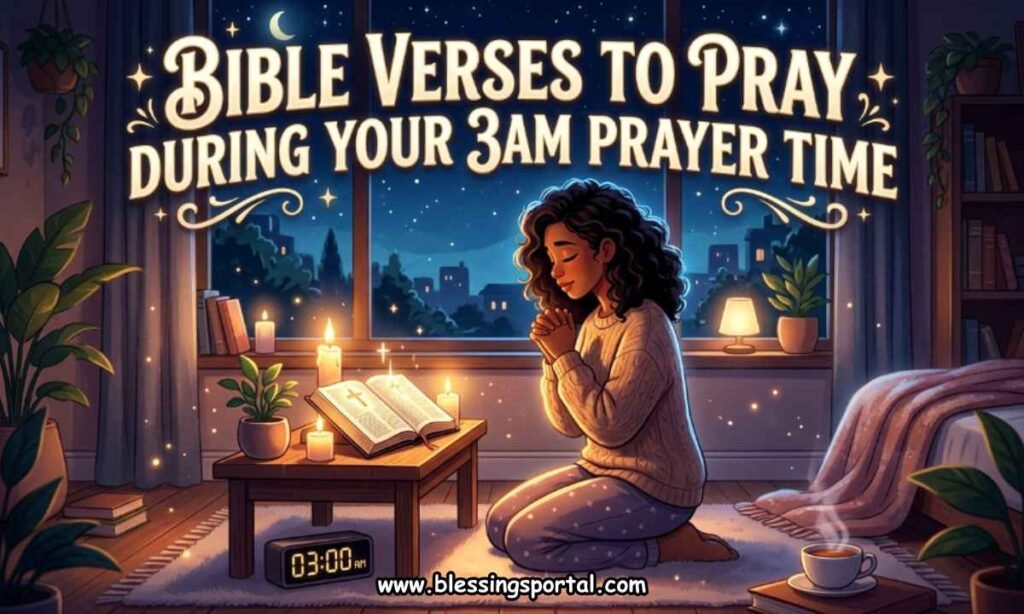 Bible Verses to Pray During Your 3AM Prayer Time