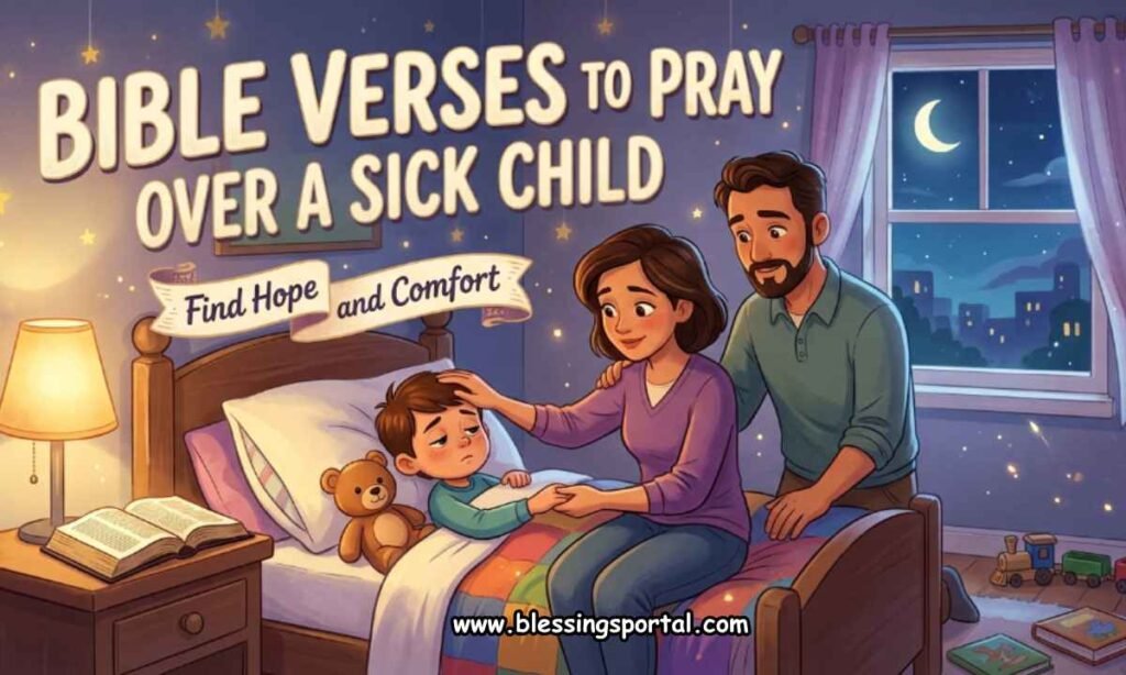 Bible Verses to Pray Over a Sick Child