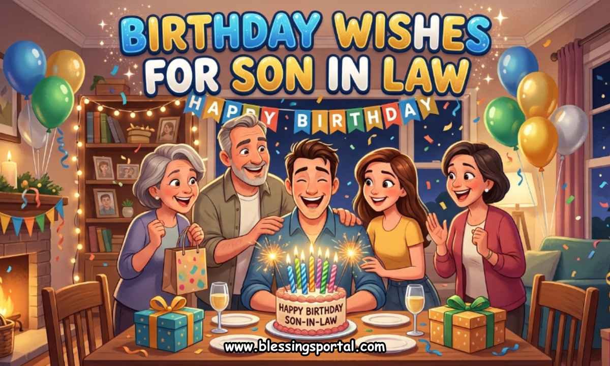 Birthday Wishes for Son in Law