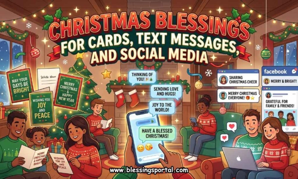 Christmas Blessings for Cards, Text Messages, and Social Media