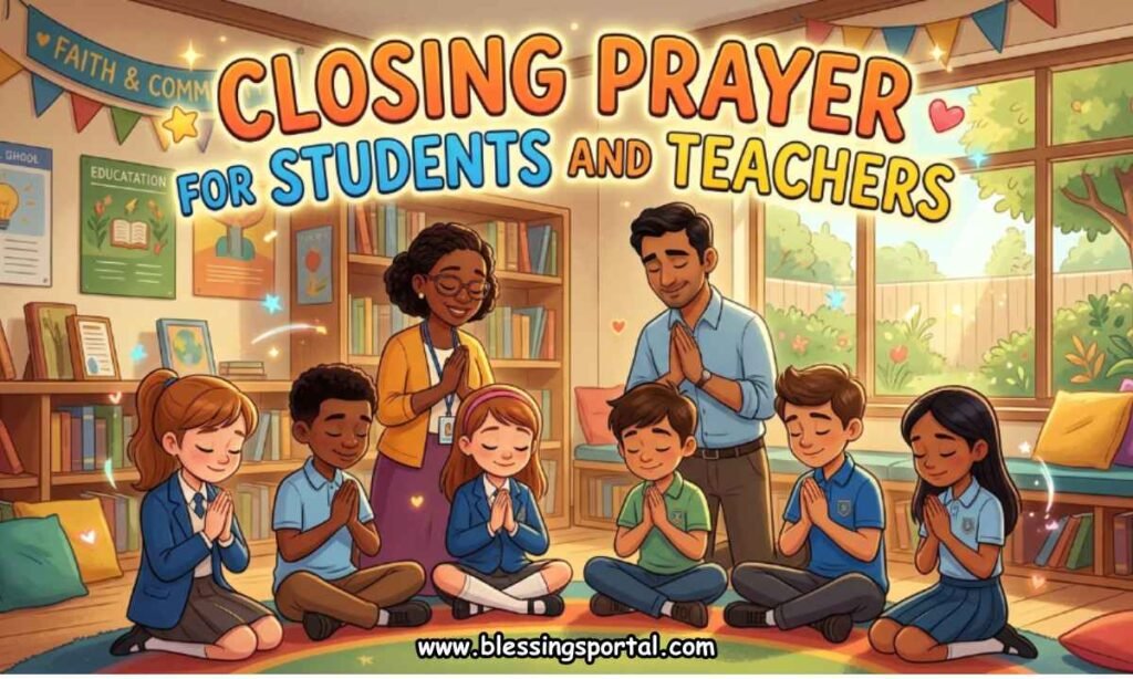 Closing Prayer for Students and Teachers