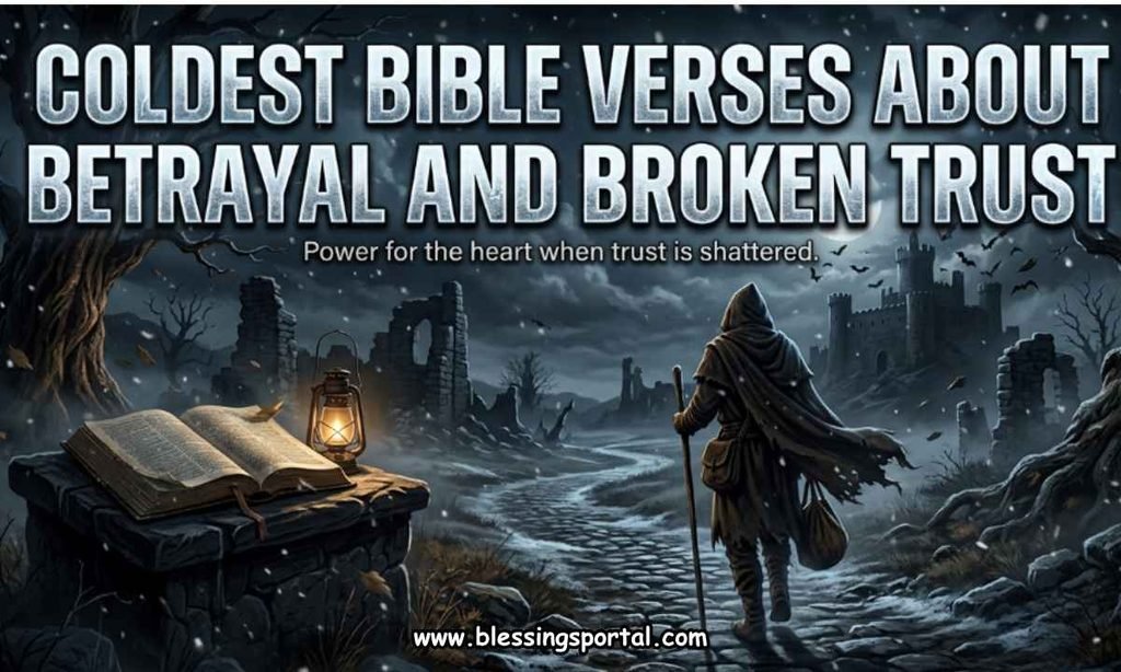 Coldest Bible Verses About Betrayal and Broken Trust