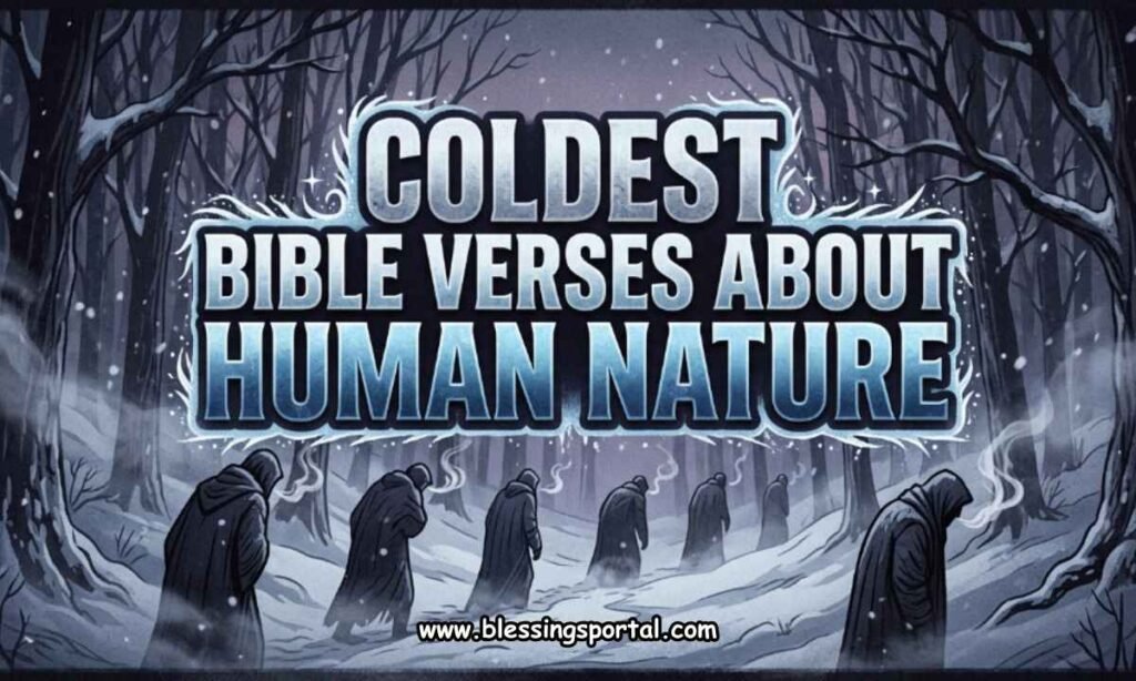 Coldest Bible Verses About Human Nature