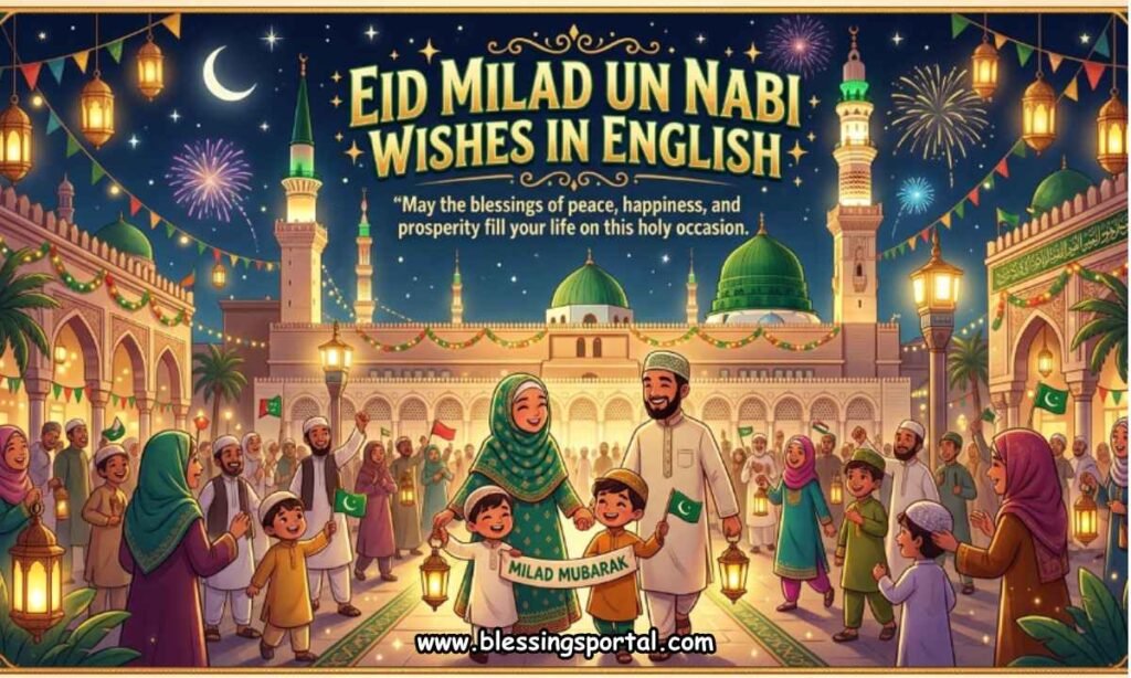 Eid Milad Un Nabi Wishes in English