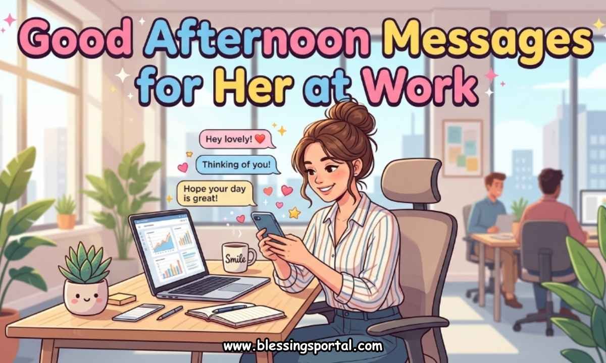 Good Afternoon Messages for Her at Work