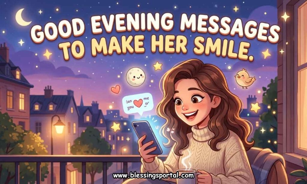 Good Evening Messages to Make Her Smile